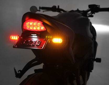 DENALI T3 Switchback LED Pods - Rear - Indicator/Brake - M8 Mount - DNL.T3.10100