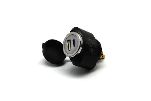 DIN (HELLA) to 36W PD USB-C + QC 3.0 (MINI) - Cliff Top