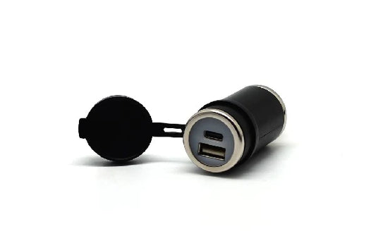 DIN (HELLA) to 36W PD USB-C+QC 3.0 (Straight) - Cliff Top