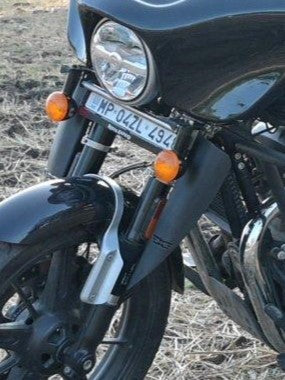 DMotoTech Black Wind Deflector for Super Meteor 650