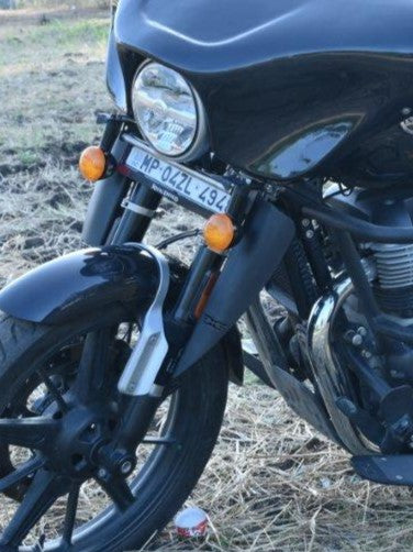 DMotoTech Black Wind Deflector for Super Meteor 650