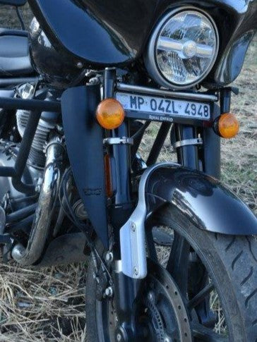 DMotoTech Black Wind Deflector for Super Meteor 650