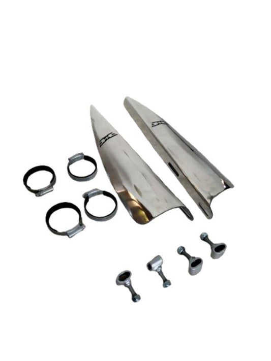 DMotoTech Chrome Wind Deflector for Super Meteor 650