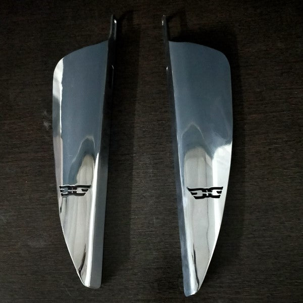 DMotoTech Chrome Wind Deflector for Super Meteor 650