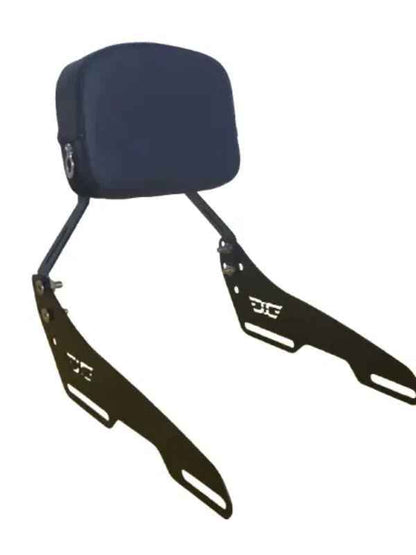 DMotoTech Backrest for Harley-Davidson Street 750 with Removable Luggage Rack