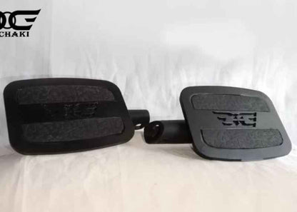 DMotoTech Footboard Premium Anti-Slip Motorcycle Footrest for Harley Davidson Street 750 Black