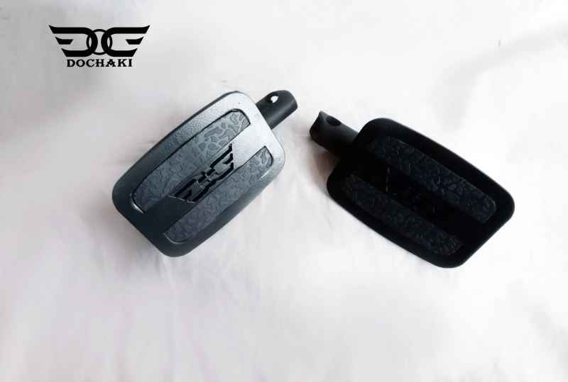 DMotoTech Footboard Premium Anti-Slip Motorcycle Footrest for Harley Davidson Street 750 Black