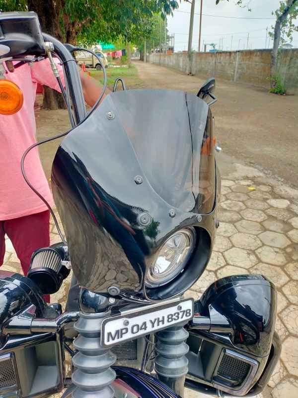 DMotoTech Road Warrior Fairing for Super Meteor 650 & Harley-Davidson (With Mounting Brackets)