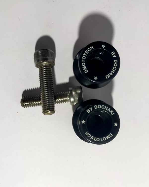 DMotoTech Universal Premium Swingarm Spools – M6, M8 & M10 Compatibility