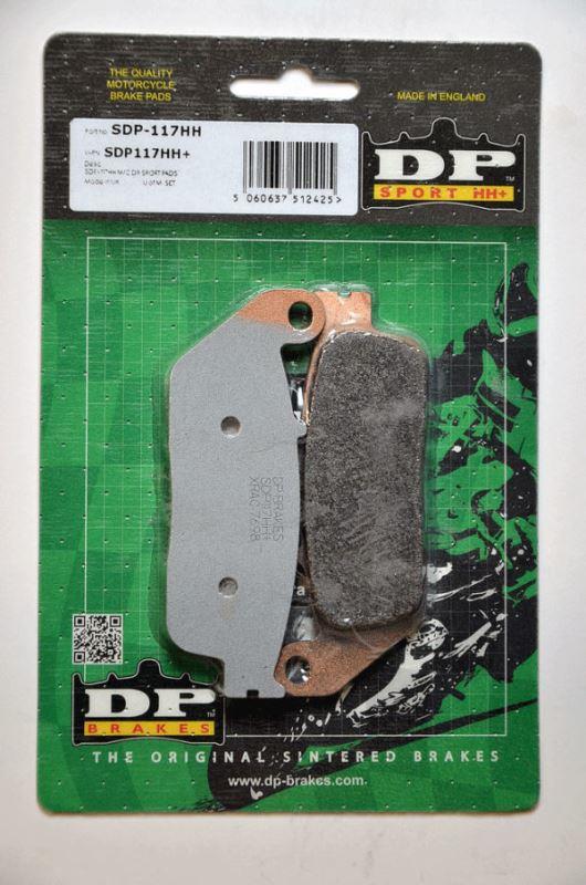 DP Brakes – SDP Sport HH+ Pads for Honda CBR 250R (NON ABS) - SDP 117 (Front)