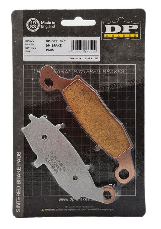 DP Brakes – Standard Pads for Kawasaki Versys 650- DP 322 (Front)