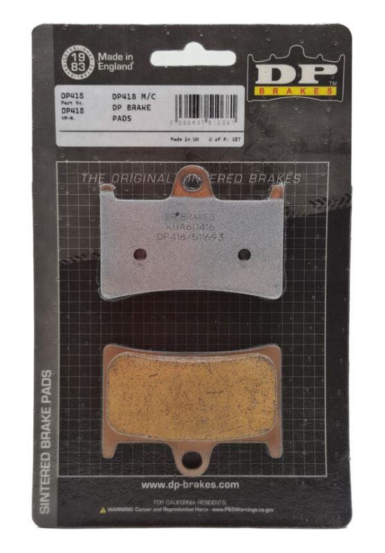 DP Brakes – Standard Pads for Yamaha R6 - DP 418 (Front)