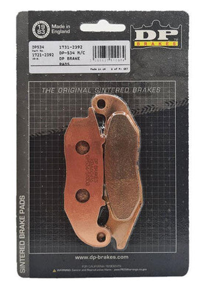 DP Sintered Brake Pads for Yamaha R6 (2004-2018)-Rear - DP 121