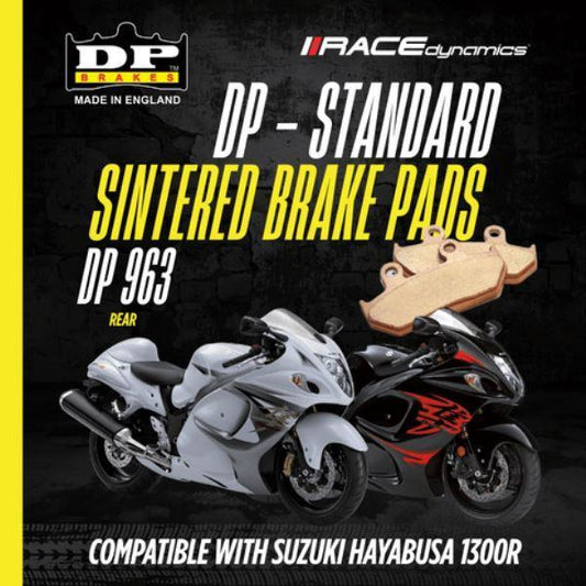 DP Sintered Brake Pads for Suzuki Hayabusa (2008-2012) Rear-DP 963