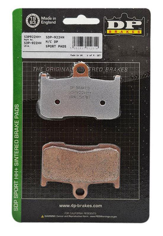 DP Sintered Brake Pads for Triumph Street Triple 675R (2009-2012) Sport SDP HH+ Front SDP 922 (Set of 2) (Copy)