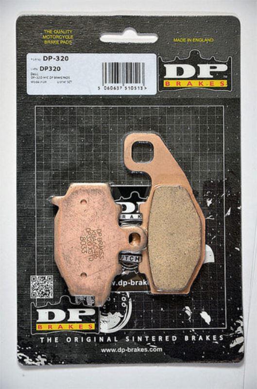 DP Sintered Brake Pads for Kawasaki ZX 10R (2008-2010) Rear-DP 320