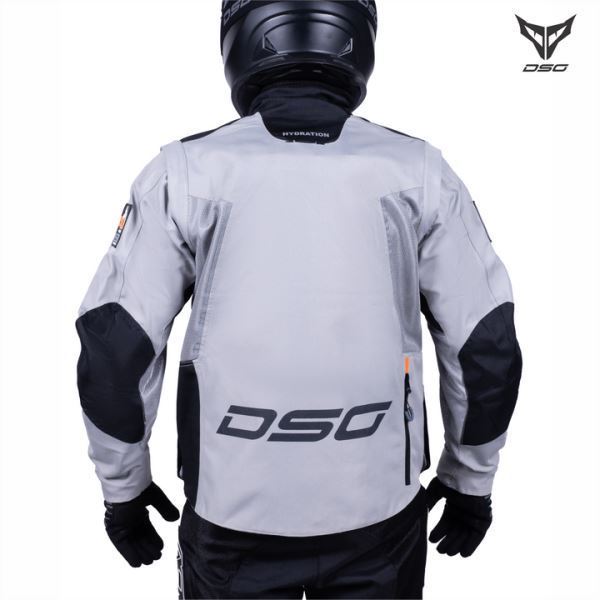 DSG Adv Riding Jacket-Black Grey Orange