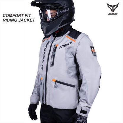 DSG Adv Riding Jacket-Black Grey Orange