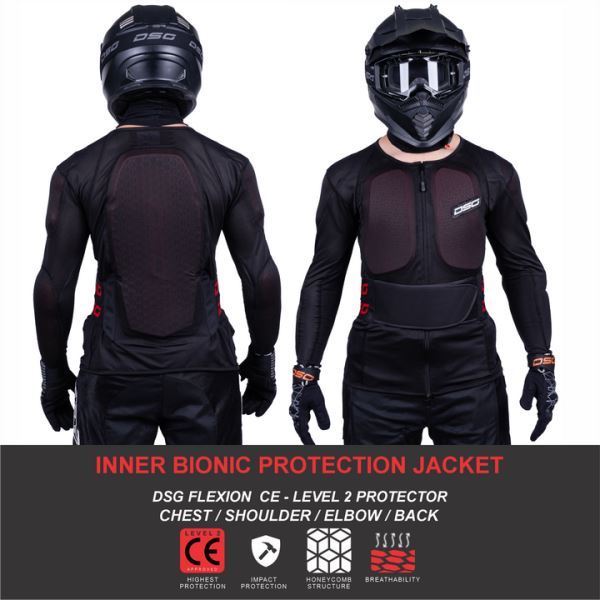 DSG Adv Riding Jacket-Black Grey Orange