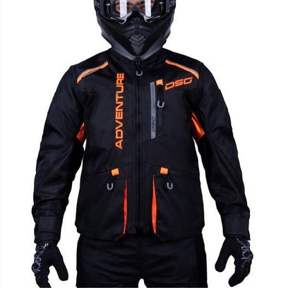 DSG Adv Riding Jacket-Black/Orange