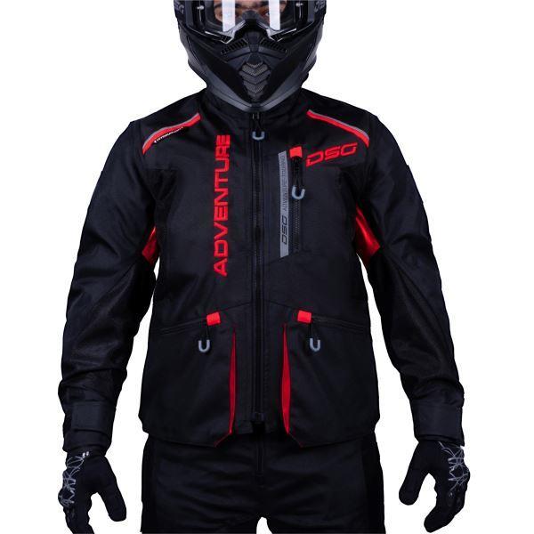 DSG Adv Riding Jacket-Black/Red