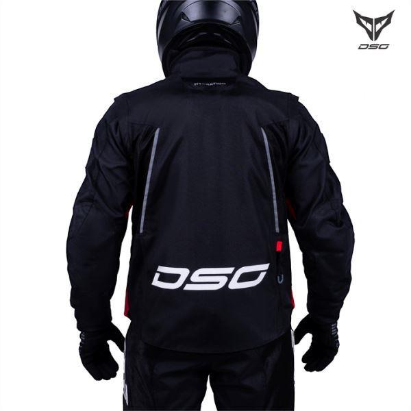 DSG Adv Riding Jacket-Black/Red