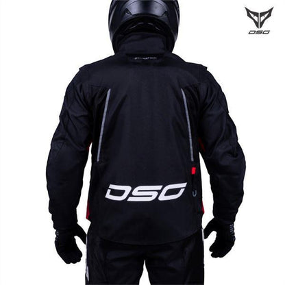 DSG Adv Riding Jacket-Black/Red