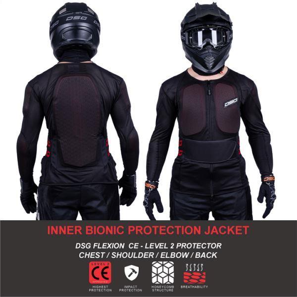 DSG Adv Riding Jacket-Black/Red