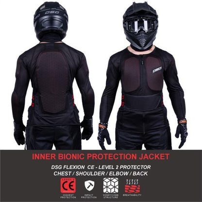 DSG Adv Riding Jacket-Black/Red