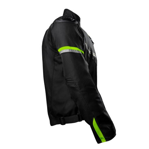 DSG Aire Riding Jacket Black Yellow Fluo - Riders Junction