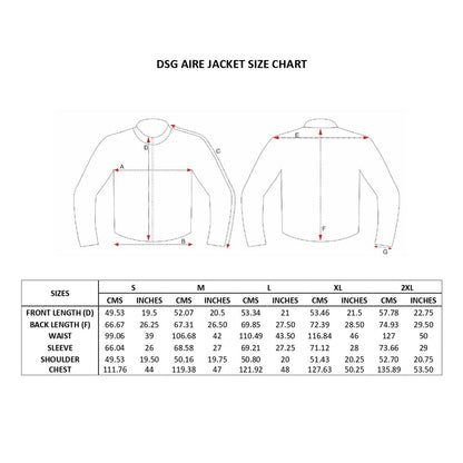 DSG Aire Riding Jacket Black Yellow Fluo - Riders Junction