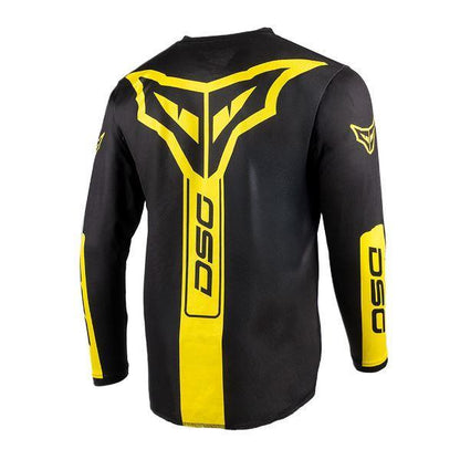DSG Alpha Racing Jersey Black Yellow