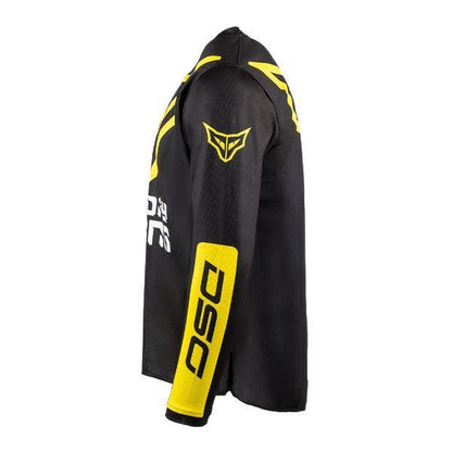 DSG Alpha Racing Jersey Black Yellow