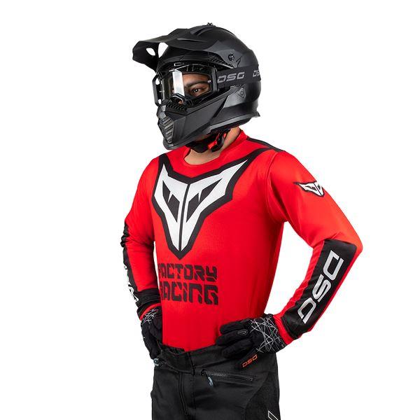 DSG Alpha Racing Jersey Red Black