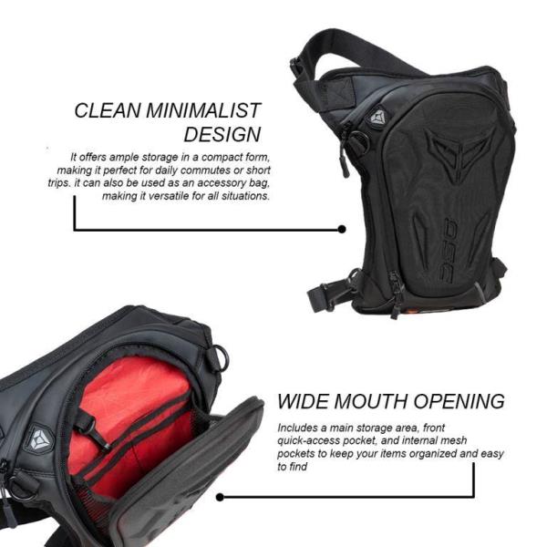 DSG Alpha Thigh Bag - Black