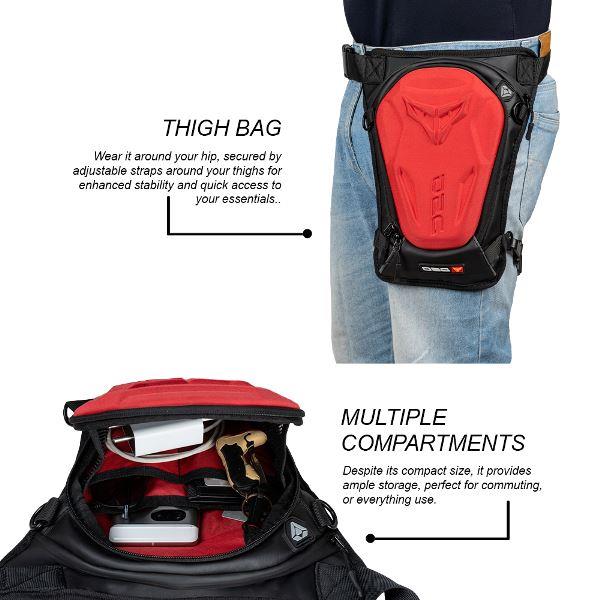 DSG Alpha Thigh Bag - Red