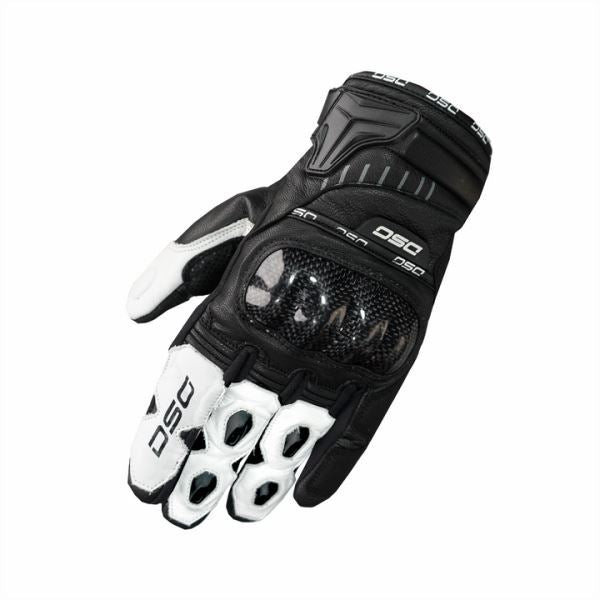 DSG Carbon X V1 Riding Glove-Black White