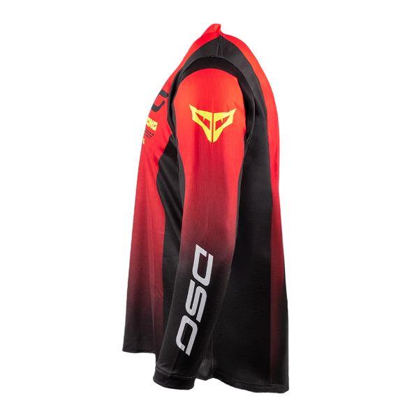 DSG Factory Racing Jersey Black Red Green Fluo
