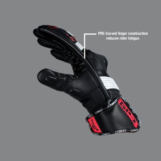 DSG GPX Riding Glove-Black Red