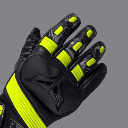 DSG GPX Riding Glove-Yellow Fluo