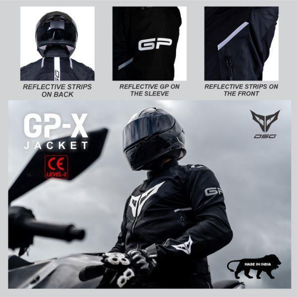 DSG GPX Riding Jacket-Black/White