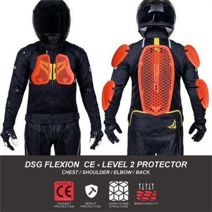 DSG GPX Riding Jacket-Black/Yellow Fluo