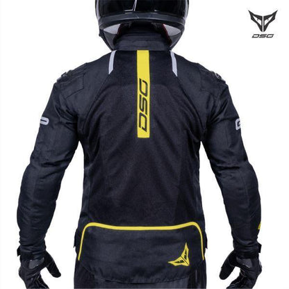 DSG GPX Riding Jacket-Black/Yellow Fluo