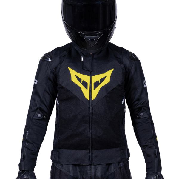 DSG GPX Riding Jacket-Black/Yellow Fluo