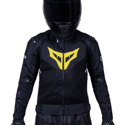 DSG GPX Riding Jacket-Black/Yellow Fluo
