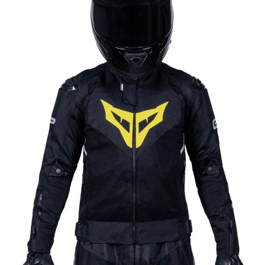 DSG GPX Riding Jacket-Black/Yellow Fluo