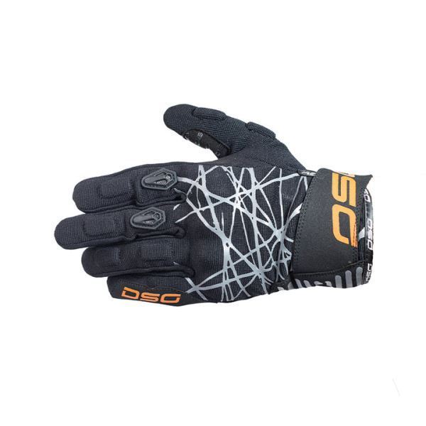 DSG Phoenix Air Riding Glove-Black Grey Orange