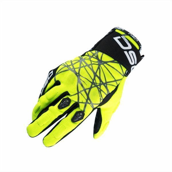 DSG Phoenix Air Riding Glove-Yellow Fluo