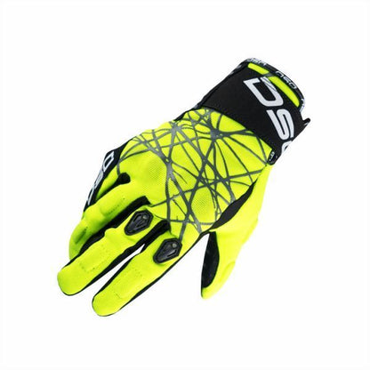 DSG Phoenix Air Riding Glove-Yellow Fluo