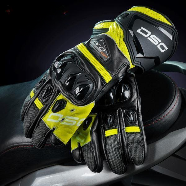 DSG Hydro V2 Riding Glove Black Yellow Fluo
